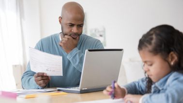 Father freezing kid’s credit file while daughter colors
