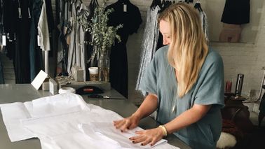 Business owner who found success working in her shop