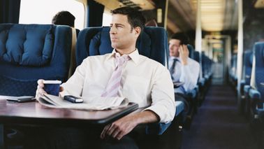 Man thinking about Northwestern Mutual’s Weekly Market Commentary.