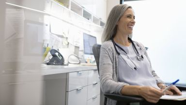 Doctor considers whether she needs disability overhead expense insurance for her business. 