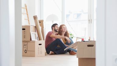 couple moving into new home