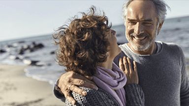 A couple on Social Security enjoys retirement.
